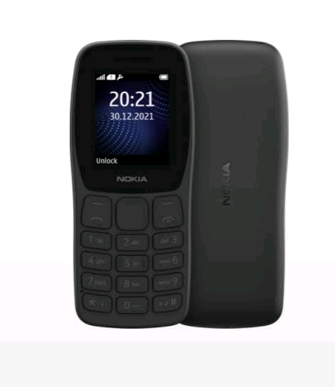 NOKIA 105 Wireless FM radio no headset required, Up to 11hrs/18 days Talk/ Standby time, LED Torch, 1.77 Display, Storage for up to 2000 contacts/ Micro USB connector/ Free game  image